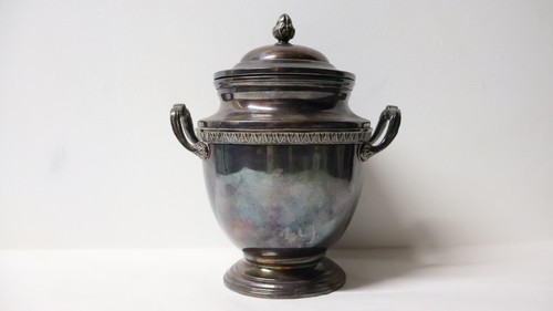 Ancien grand sucrier métal - ancien,