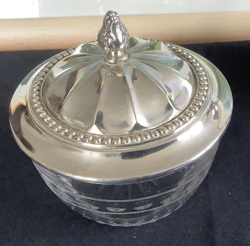Sucrier ancien verre - sucrier, en