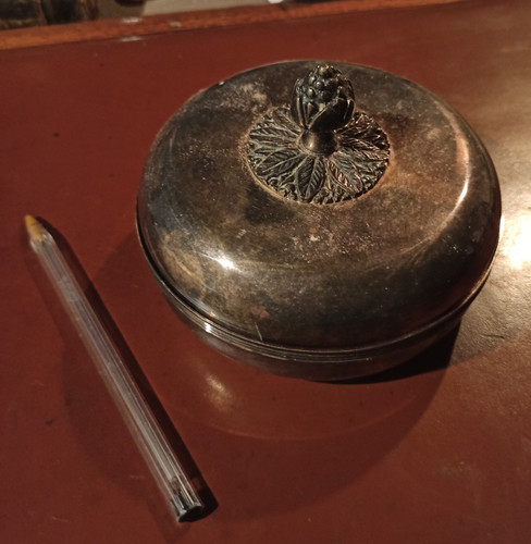 Ancien sucrier métal - sucrier, en