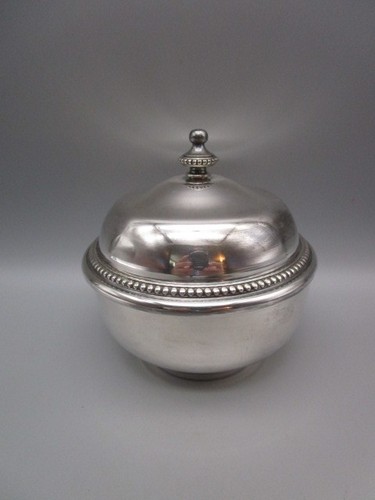 Sucrier ancien métal - sucrier, en