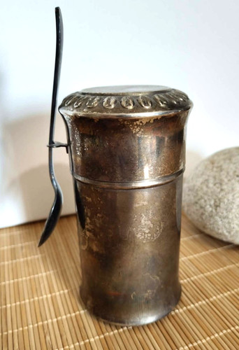 Sucrier ancien métal - sucrier,